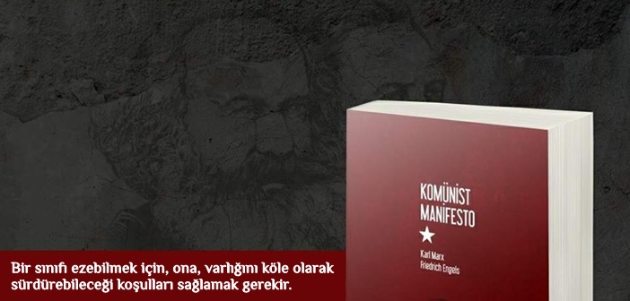 Karl Marx Komünist Manifesto Kitap Sözleri